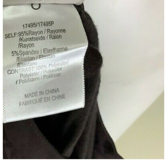 Anthropologie Sz S Pleated Popover Blouse Brown Rayon Spandex Long Sleeve - Picture 6 of 6